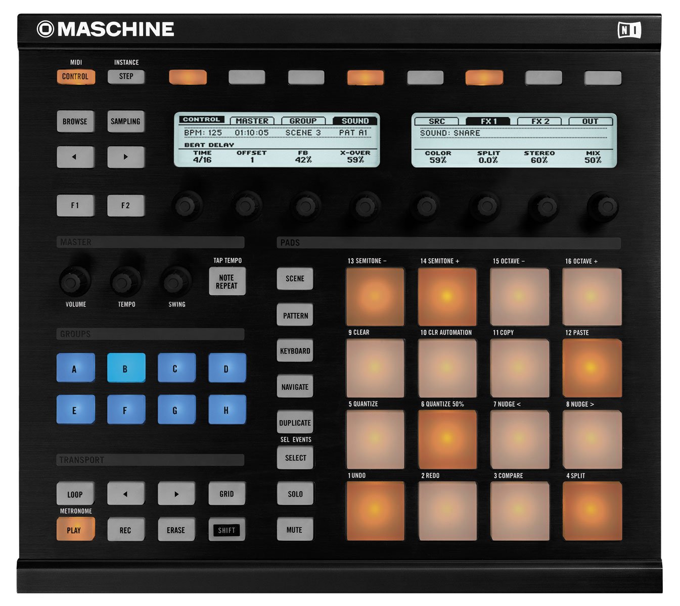 Native Instruments MASCHINE MKII | Virtual Dj - SONOLOGY Toulouse